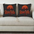thumbnail image 3 of Set of 2 Decorative Throw Pillow Covers 18x18in - Rustic Sunset Design with Silhouetted Trees Perfect for Couch Bed or Car, 3 of 8
