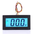 thumbnail image 2 of LCD Voltmeter, LCD Voltmeter With Blue Backlight Digital Display Three Wire Voltage Meter For Measuring Voltage In Automotive Home, Voltage Testers, 2 of 8