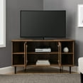 thumbnail image 5 of Walker Edison Corner TV Stand for TVs up to 55", Reclaimed Barnwood, 5 of 10