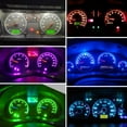 thumbnail image 4 of 10PCS T5 LED High Bright Bulbs with Twist Lock Socket Dashboard Instrument Panel Car Gauge Cluster Speedo 3030-3SMD 12V Side Lights and Map Vanity Mirror, 4 of 9