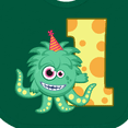 thumbnail image 4 of Inktastic Monster 1st Birthday Boys or Girls Baby Bib, 4 of 4
