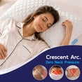 thumbnail image 4 of COOKEY Cooling Curved Pillows Queen Size Set of 2–Adjustable Shredded Memory Foam Side Sleeper Pillow for Neck & Shoulder Pain Relief,20"x30", 4 of 10