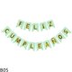 thumbnail image 2 of Decoraciones para niñas Macaron Feliz Cumpleaños Bunting Banner con ganchos Cinta, 2 of 11