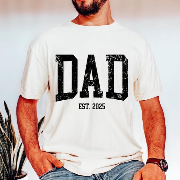 Personalized Best Dad Ever Shirt with Kids Names, Funny Father's Day Gift, Custom Men's Graphic T-Shirt