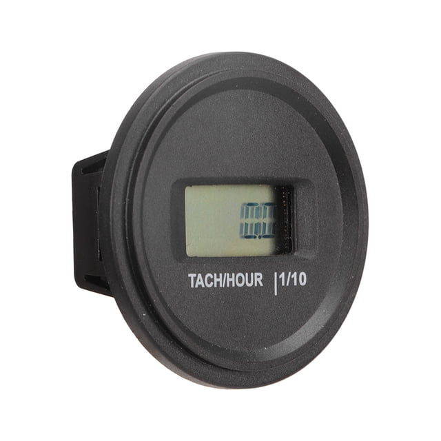 Tacómetro, IP68 Pantalla LCD A Prueba De Agua Tacómetro Universal Contador De Horas Seguro Para Cortacésped Para ATV Para Fueraborda