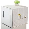 thumbnail image 1 of Protective Cover Dust Cover for Washing Machine Refrigerator Cotton Linen Fabric (Brown,60 * 140cm), 1 of 5