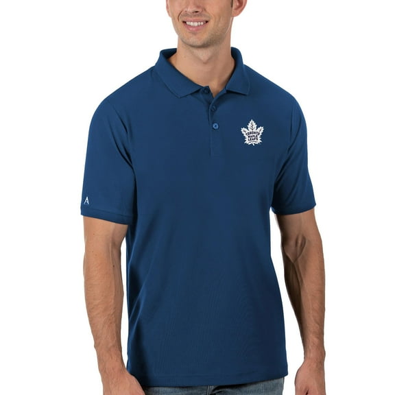 Men's Antigua Royal Toronto Maple Leafs Legacy Pique Polo