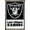 Bronze Framed Version, variant on NFL Las Vegas Raiders - Logo 21 Wall Poster, 14.725" x 22.375"
