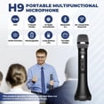 thumbnail image 2 of Amplificador de voz inalámbrico con micrófono Bluetooth 15W H9, 2 of 9