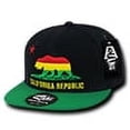 thumbnail image 2 of Cali Rep Snapback by WHANG, Rasta 2, 2 of 2