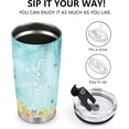 thumbnail image 6 of Personalized Sea Turtle Tumbler Gifts, Birthday Valentines Day Gifts Ideas for Friend Sister Bestie Daughter, Sea Turtle Lover Gifts for Women Girls, Custom Name Stainless Steel Tumbler 20oz, 6 of 6