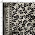 thumbnail image 2 of Soimoi Black Fabric - By the Yard - 56 Inch Wide - Floral Panel Fabric - Timeless Elegance with a Stunning Floral Panel Design Printed Fabric, 2 of 6