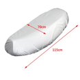 thumbnail image 4 of Motorcycle Seat Cover Motorbikes Waterproof Mopeds Pad Protector Silver Protector Cover mopeds Motorcycle 2XL, 4 of 8