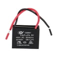 thumbnail image 4 of CBB61 Ceiling Fan Capacitor, 5Pcs 2.2uF 450V AC 50/60HZ with 2 Wires 38x30x29mm, 4 of 6