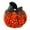 Orange, variant on Dserhfy Sequined Pumpkin Centerpiece Halloween Pumpkin Decoration Glittery Pumpkin with Bow Ornament for Fall Thanksgiving Home Tabletop Decor