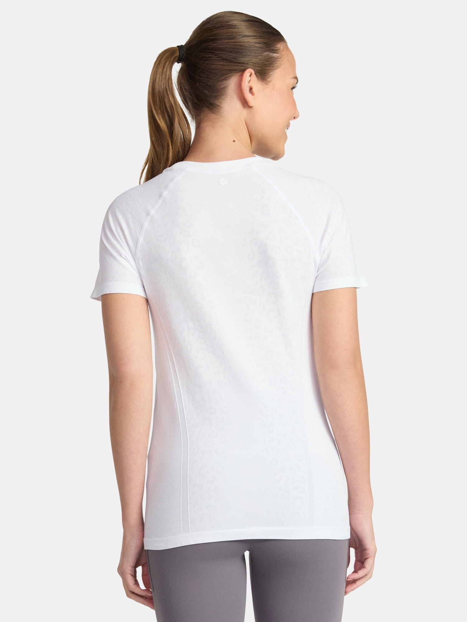 Avia Women's Seamless Tee with Short Sleeves, Sizes XS-XXXL