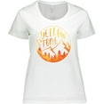 thumbnail image 3 of Inktastic Yellowstone National Park- Mountains Women's Plus Size T-Shirt, 3 of 5