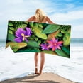 thumbnail image 5 of TIELUTT Microfiber Beach Towels Lightweight Blue Bath Towels Sandproof Beach Blankets Floating for Babies Glitter Pool Float Set Baby Bath Floater Inflatable Pool for Kids Swimming Pool Stuff, 5 of 5