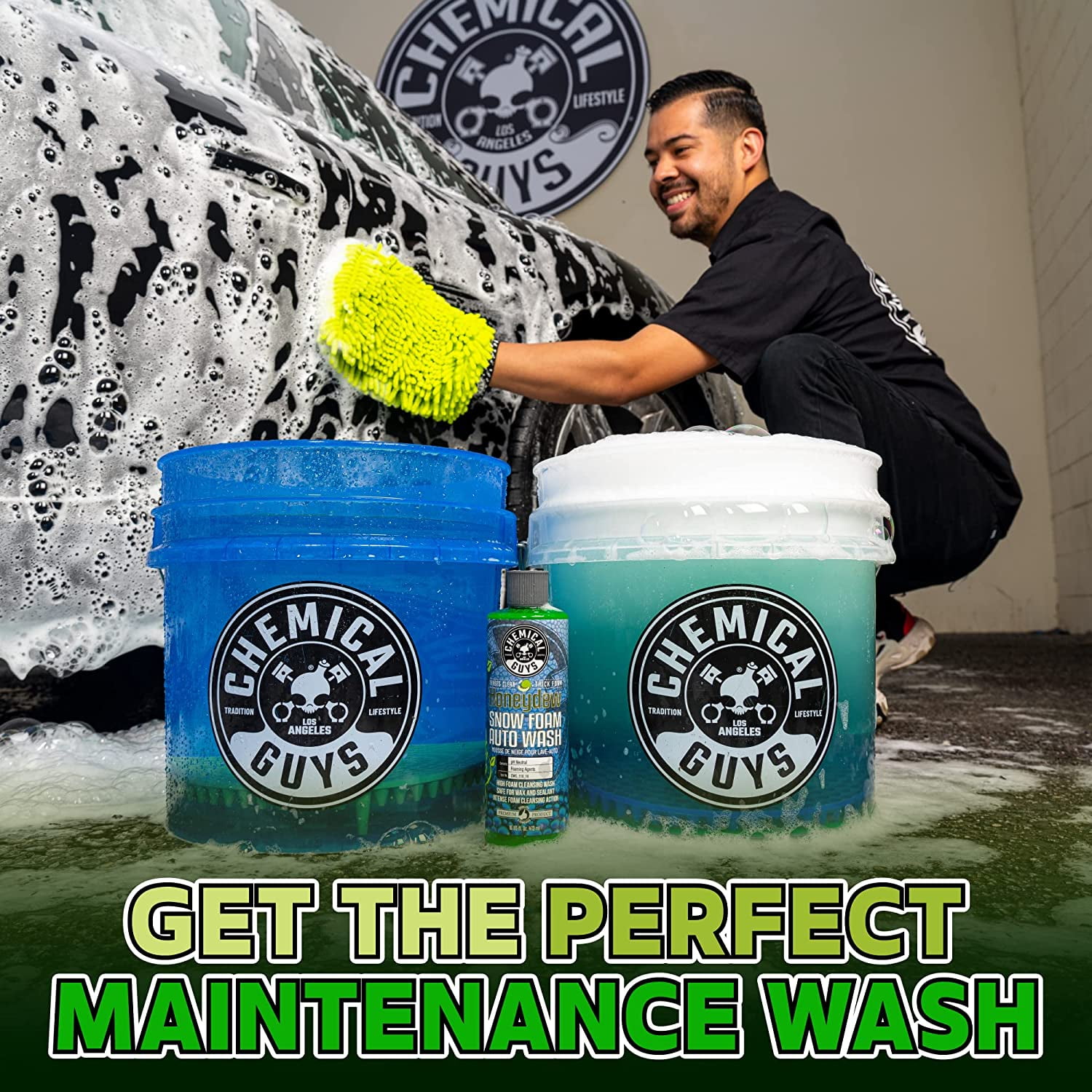 Chemical Guys Cws_110 Honeydew Snow Foam Car Wash Soap (Works With Foam  Cannons, Foam Guns Or Bucket Washes) Safe For Cars, Trucks, Motorcycles,  Rvs - Imported Products from USA - iBhejo