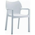 thumbnail image 1 of Compamia ISP028-WHI Diva Fauteuil Empilable - Blanc - Ensemble de 4, 1 of 15