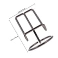 thumbnail image 2 of CRAFTHROU 4pcs Mobile Phone Holder Desktop Tablet Holder in Black for Musicians, 2 of 7