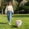 thumbnail image 3 of VMWMSSR Polka Dot Tulle Dog Sun Hat Elastic Mesh Puppy Head Cover Breathable Pet Sun Protection Bonnet For Small Medium Dogs Outdoor Walking Park Travel(White-9.84"), 3 of 3