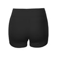 thumbnail image 3 of A2Y Women's Basic Solid Premium Cotton High Rise Bike Shorts Black 3XL, 3 of 6
