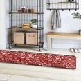 thumbnail image 4 of Dreamtimes Red Love Hearts Hallway Runner Rug 2'x6' Kitchen Rug with Rubber Backing Valentines Day Non Slip Entryway Rug Runner Washable Soft Area Rug for Hallway Bedroom Kitchen Decor, 4 of 6