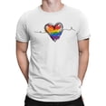 thumbnail image 2 of Rainbow Heart of Pride and Love Men's T-shirt, 2 of 3