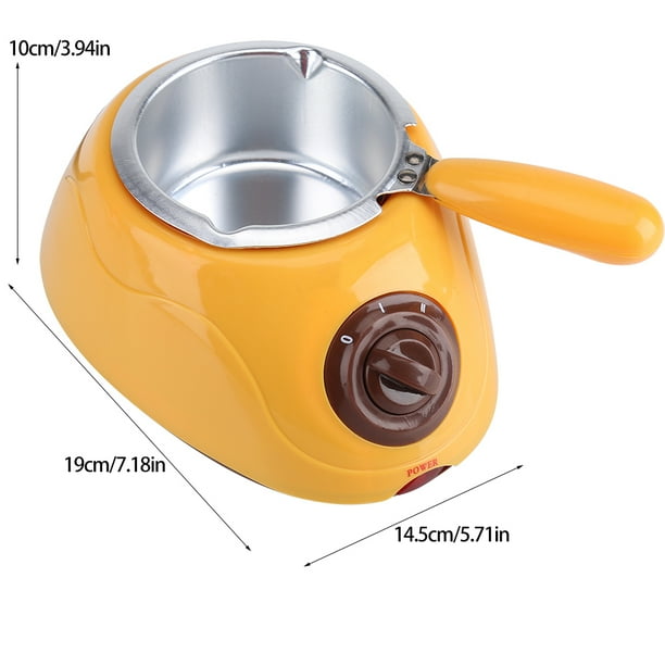 Máquina para derretir chocolate, herramienta para hornear, olla eléctrica para derretir chocolate con juego de moldes para bricolaje, herramienta de cocina, olla para derretiryellow) Khall Tendencias