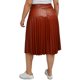 thumbnail image 3 of Falda plisada de vinipiel Roman Fashion/Tallas Extras 2711 (Terracota) cafe 42 Roman Fashion F-ELY-2711-TERRACOTA, 3 of 6
