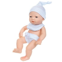 Gqtwoy 7 Inch Realistic Doll, Soft Elastomer Collectible, Lifelike Features, Stress Relief Gift, Easy to Care and Maintain, Unique Design for Souvenir, Ideal for Decoration and Relaxation