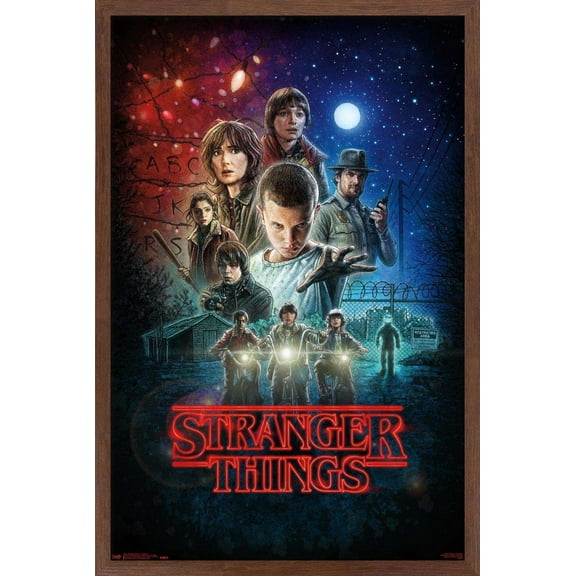 Netflix Stranger Things - One Sheet Wall Poster, 14.725" x 22.375", Framed