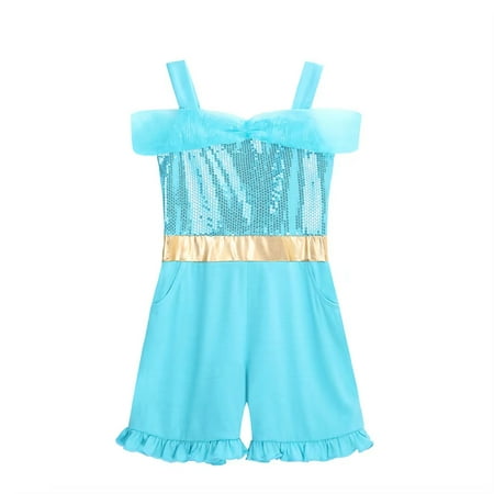 

Cute Toddler Baby Girls Summer Princess Elsa Anna Sleeveless Romper Infant Belle Casual Jumpsuit Clothes for 2-10 Year Olds