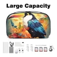 thumbnail image 3 of Toucan Waterproof Oxford Fabric Charger Case with Charger Pouch, Cable Organizer, and Cord & Cable Organizer- Digital Travel Bag- 5.9x9.44x3.14 in, 3 of 6