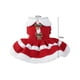 thumbnail image 3 of Disfraz navideño para perro, de Papá Noel, con abrigo polar de invierno, suave, transpirable y cálido, color rojo, para perro y gato, divertido, para fiesta de mascotas, talla M, 3 of 6
