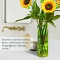 thumbnail image 4 of Lush Green Arch Plastic Vase 11.8'' x 3.9'' Transparent Non Breakable Decorative for Family, 4 of 6