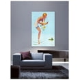 thumbnail image 3 of Marmont Hill "Girl with Flowers" by Curtis Painting Print on Canvas, 3 of 6