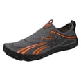 thumbnail image 2 of lnmuld Men Women Barefoot Shoes, Breathable Mesh -On Shoes for Water Yoga Fitness Color:Grey,Size:6.5, 2 of 6