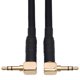 thumbnail image 2 of Cess-068 Cable de audio de audio corto de 3.5 mm TRS Right Angling, 6 pulgadas, 2 of 9