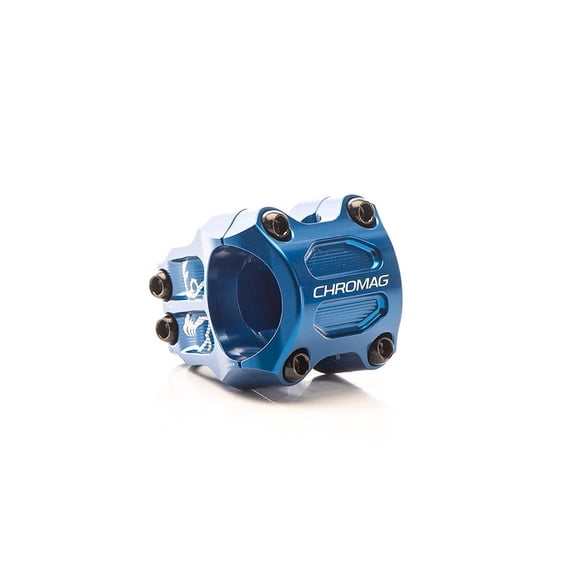 Chromag Riza Stem - 32mm, 31.8mm Clamp,  /-0, Blue