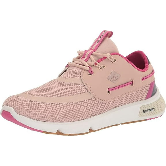 Sperry Women's 7 Seas 3-Eye Sneaker, Rose, 7