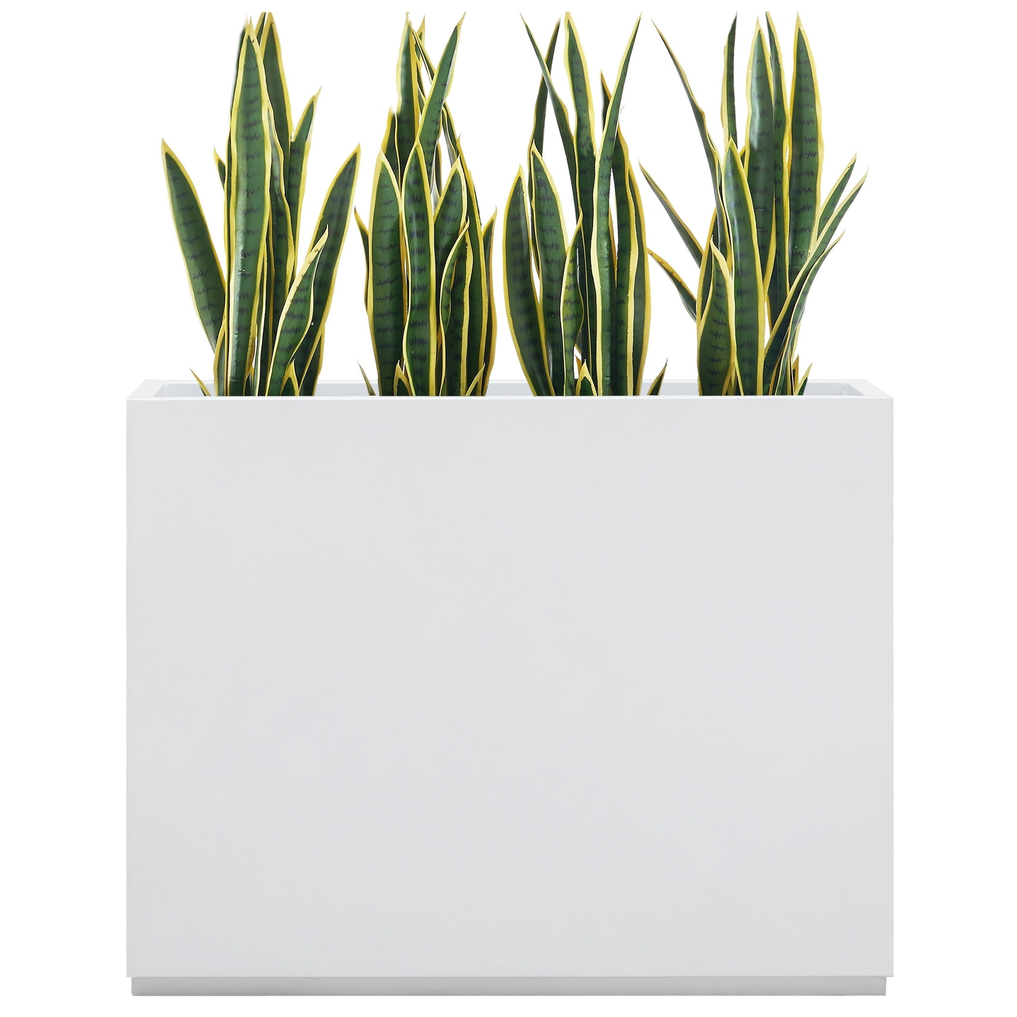 Wallowa Large High Flower Metal Planter for Outdoor & Indoor