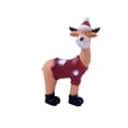 thumbnail image 1 of Estatua de ciervo creativa, figura de animal de colección, escultura artesanal decorativa, adorno de alce de vinilo para mesa de boda, comedor, Bar, Rojo Baoblaze Estatua de ciervo, 1 of 8