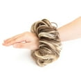 thumbnail image 4 of Donut Hair Bun Extension Chignons Hair Piece Wig Hairpiece Hair Bun Extensions Wavy Curly Messy, 4 of 5