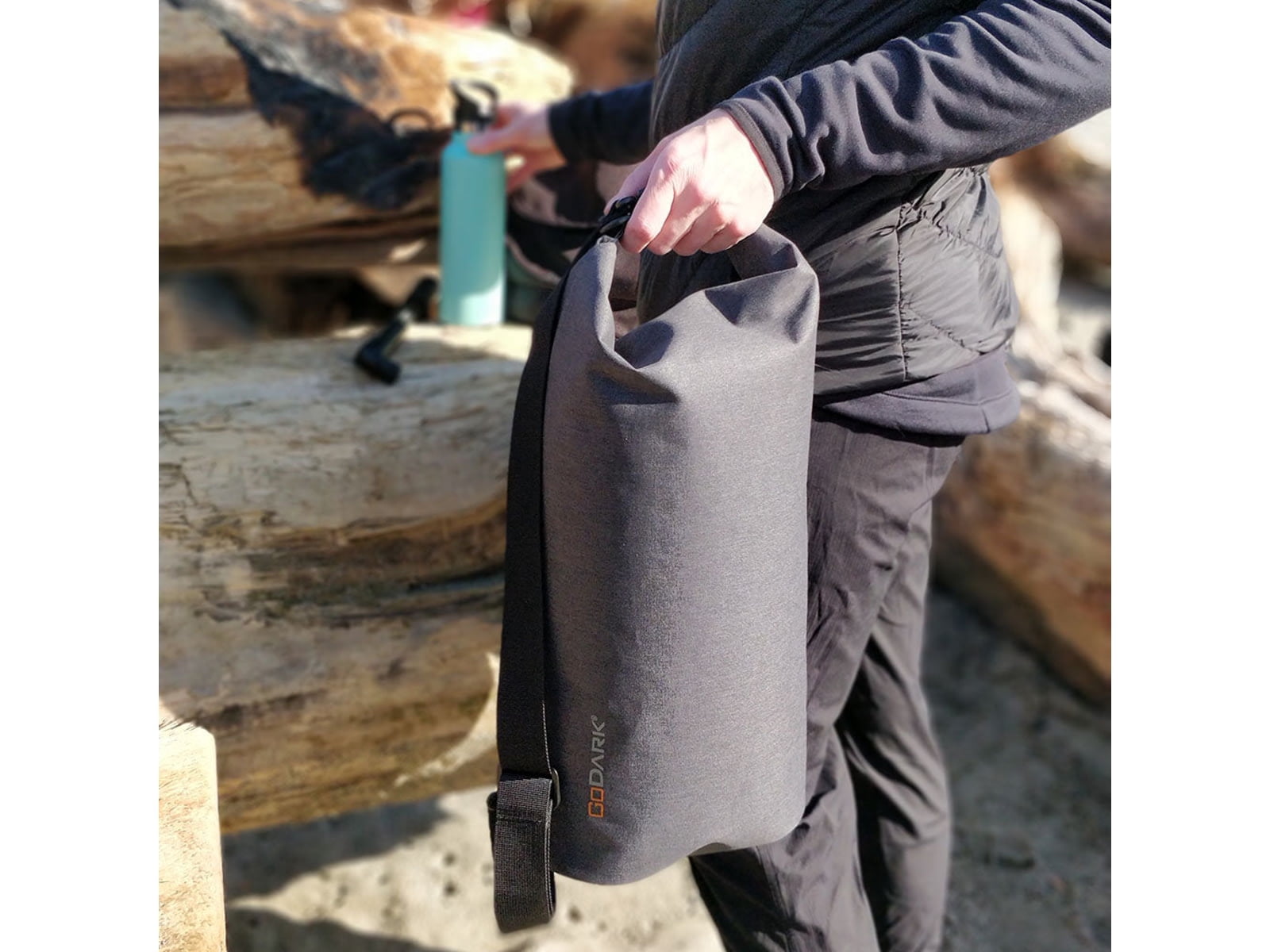 GoDark Faraday Dry Bag, 10L, Charcoal