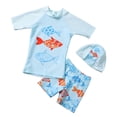 thumbnail image 6 of Miaoju Kids Swim Suits Stretch Swimwear Boys Two Piece Swim Set Pool Bathing Suit Toddler Boy, 6 of 6