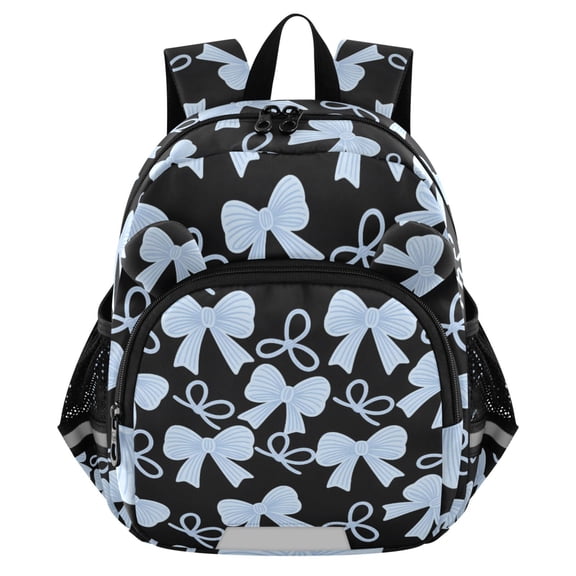 ALAZA Blue Bows Mini Backpack School Bookbag Age 3-7 Medium