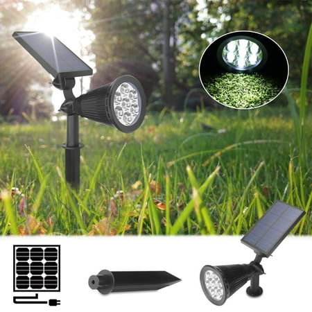 Waterproof Solar 7 LED Garden Lamp Spot solar powered gadgets Light Outdoor Lawn Landscape White Light