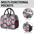 thumbnail image 6 of Womens Pioneer Flower Floral Print Pattern Lunch Box for Work,Insulated Lunch Bag for Women,Loncheras Para Mujer,Leakproof Adult Lunch Bag for Work,Beach,Travel,Picnic,Camping, 6 of 7